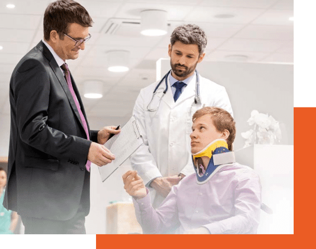 photo of a man with spinal injury man with spinal injury